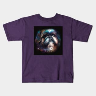 Cosmic Shih Tzu Kids T-Shirt